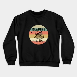 Reading is magical Crewneck Sweatshirt